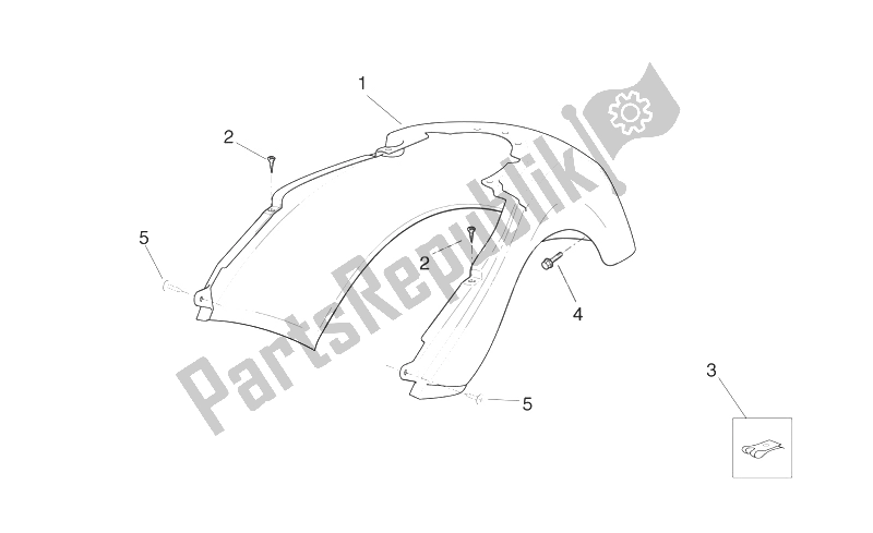 Wszystkie części do Nadwozie Tylne Ii Aprilia Scarabeo 125 200 E3 ENG Piaggio 2006