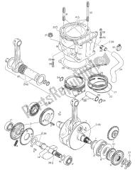 arbre d'entraînement - cylindre - piston n> s