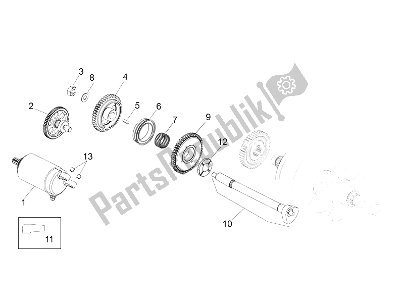 Alle onderdelen voor de Ontstekingseenheid van de Aprilia Tuono V4 1100 RR 2015