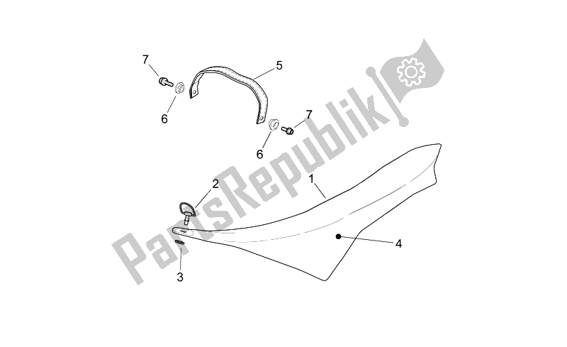 Tutte le parti per il Sella del Aprilia RXV SXV 450 550 2008