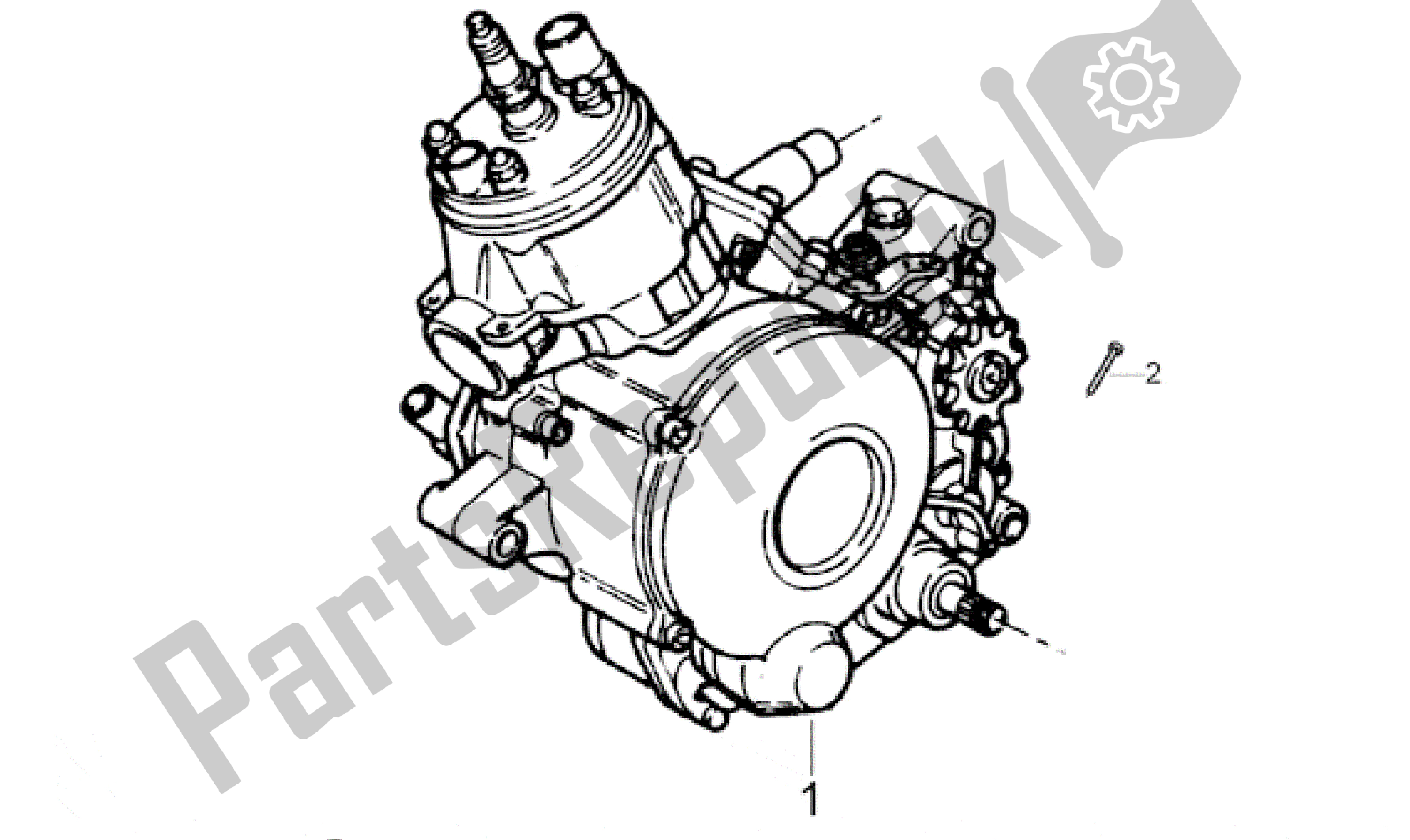 All parts for the Engine I of the Aprilia Minarelli 50 1991 - 2000