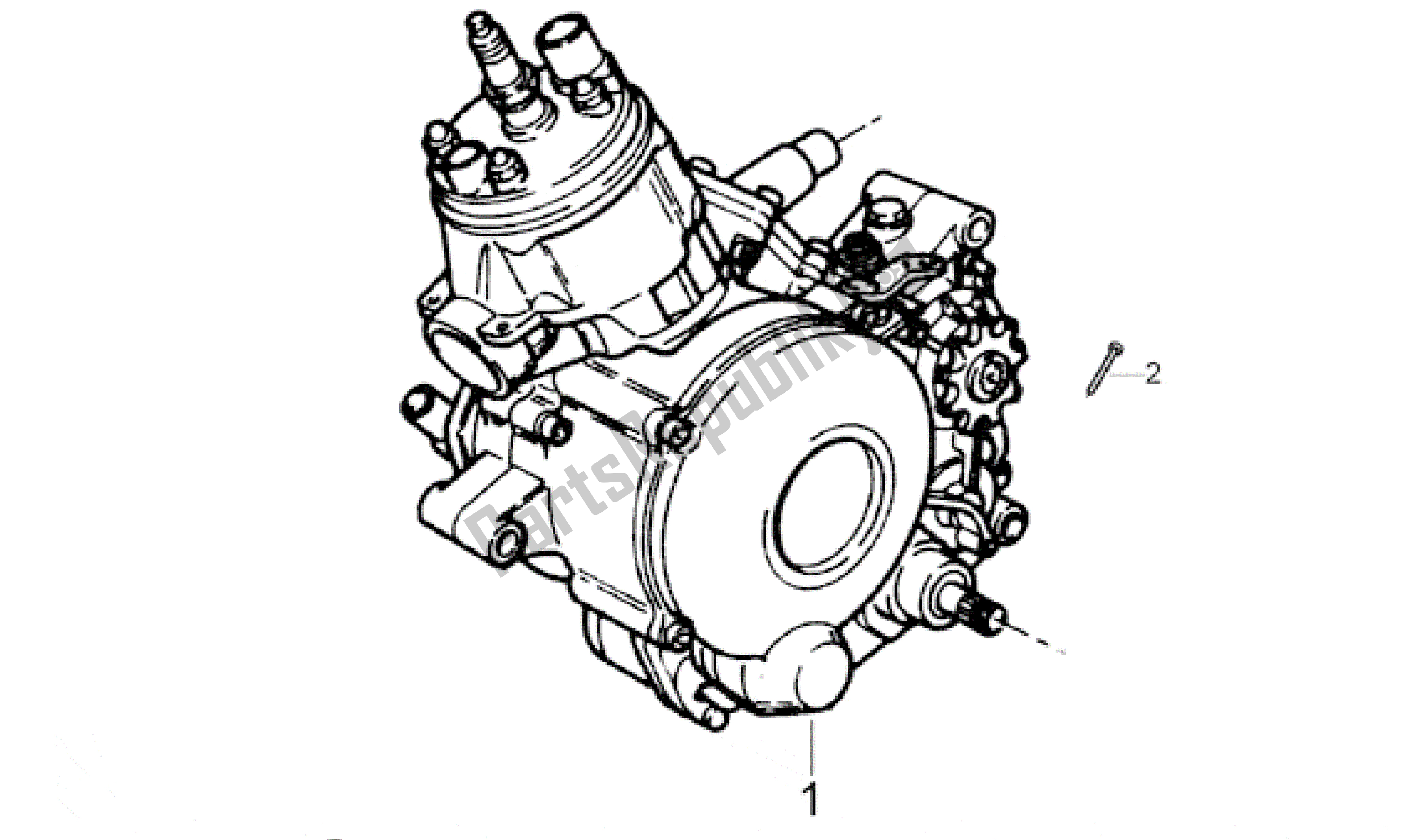 All parts for the Engine I of the Aprilia Minarelli 50 1991 - 2000