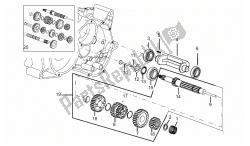 Primary gear shaft