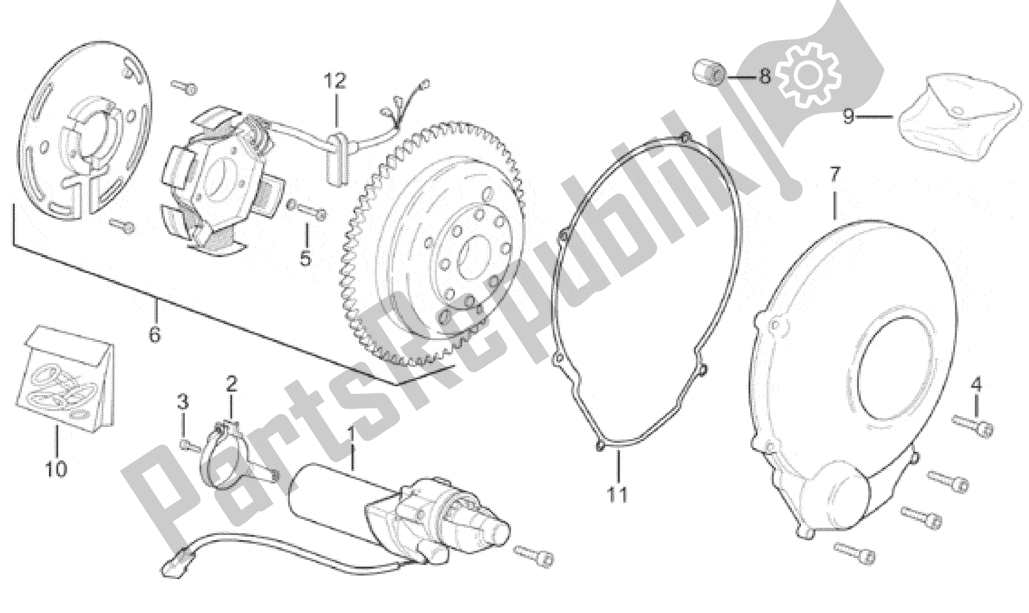 Alle Teile für das Zündeinheit des Aprilia RS 50 1996 - 1998