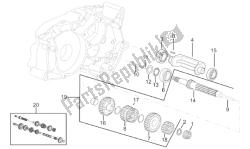 Primary gear shaft