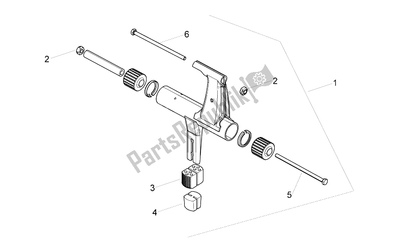 All parts for the Connecting Rod of the Aprilia Sport City ONE 50 4T 2V E2 2008