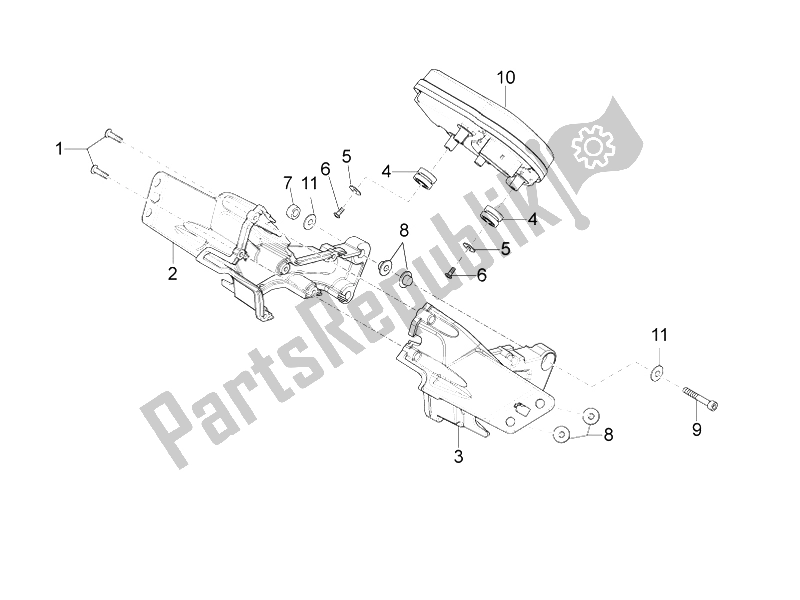 Todas las partes para Instrumentos de Aprilia RS4 125 4T 2014