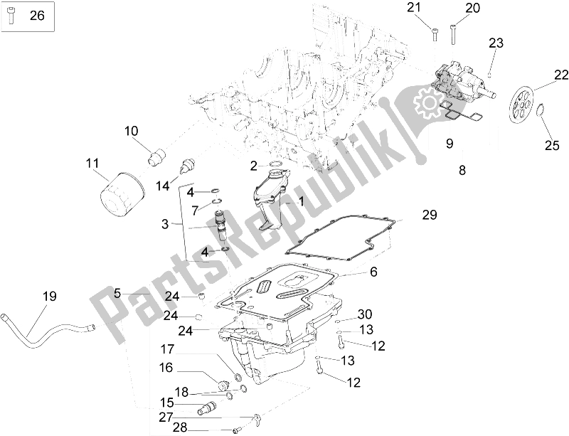 Toutes les pièces pour le Lubrification du Aprilia RSV4 Racing Factory L E Europe 1000 2016