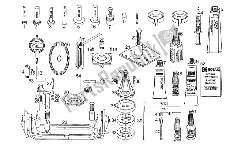 All parts for the Special Tools of the Aprilia Climber 280 1990