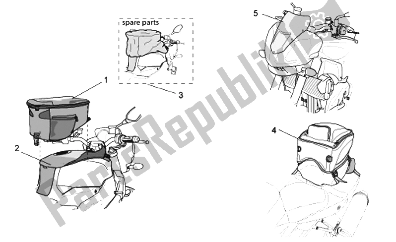 All parts for the Acc. - Various Ii of the Aprilia RSV Tuono 1000 2006