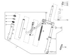 forcella / tubo sterzo - unità cuscinetto sterzo