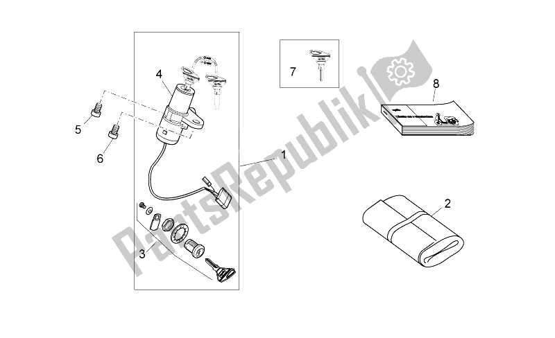 Tutte le parti per il Parte Di Completamento del Aprilia SX 50 2014