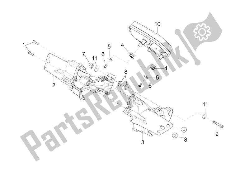 Todas las partes para Instrumentos de Aprilia RS4 50 2T 2014