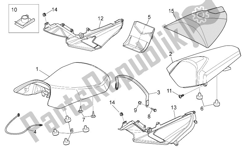 Wszystkie części do Jednostka Siod? Owa Aprilia RS 125 2006