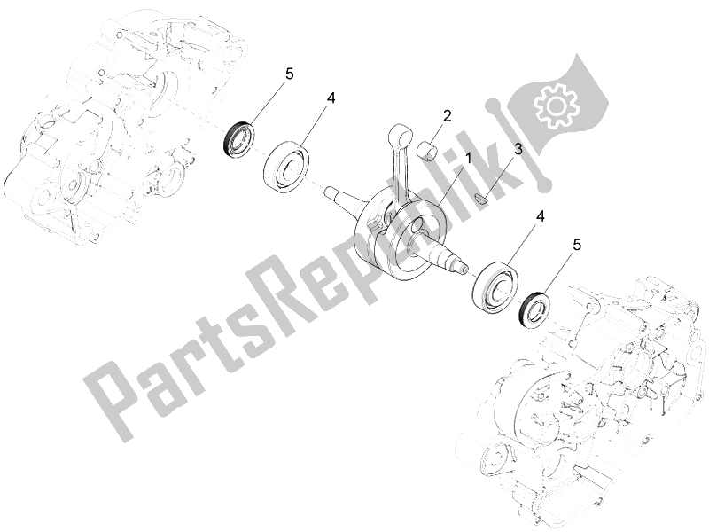 Alle Teile für das Antriebswelle des Aprilia RS4 50 2T 2011