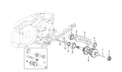 Primary gear shaft