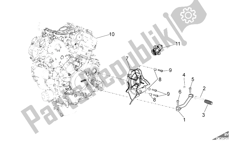 Toutes les pièces pour le Moteur du Aprilia RSV4 R SBK Factory 1000 2009