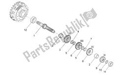 Primary gear shaft