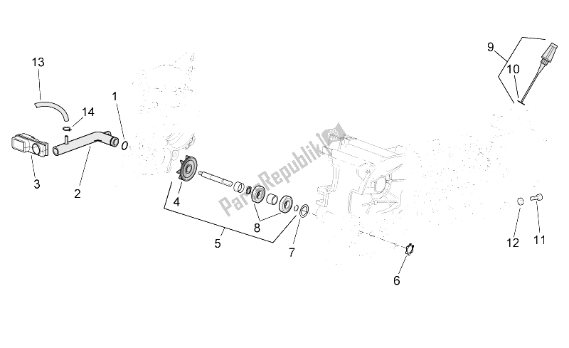 Toutes les pièces pour le Pompe à Eau du Aprilia SR 50 H2O NEW IE Carb 2004