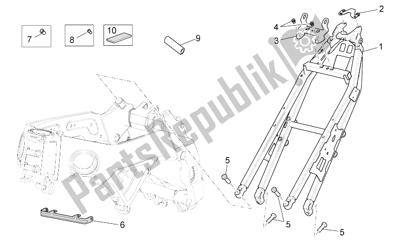 Wszystkie części do Ramka Ii Aprilia RSV4 R 1000 2009