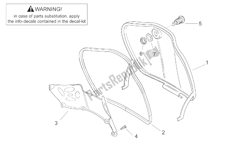 All parts for the Central Body I - Glove Comp. Door of the Aprilia Scarabeo 50 2T ENG Minarelli 2000