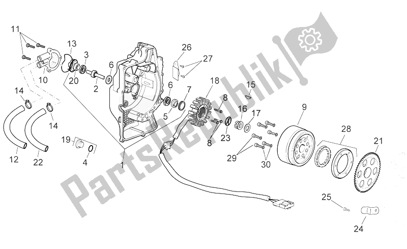 Todas las partes para Unidad De Encendido Ii de Aprilia Sport City 125 200 250 E3 2006