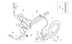 Bremssattel hinten