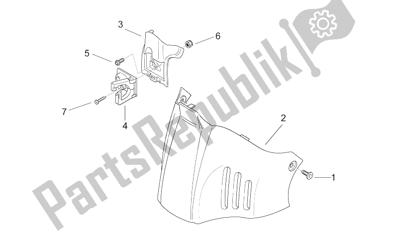 All parts for the Central Body Iii - F. Brd/hng. C of the Aprilia Scarabeo 50 2T ENG Minarelli 1998