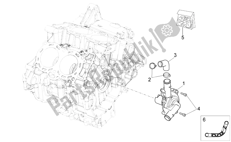 Todas as partes de B? M N ?? ? C do Aprilia RSV4 Aprc R 1000 2011