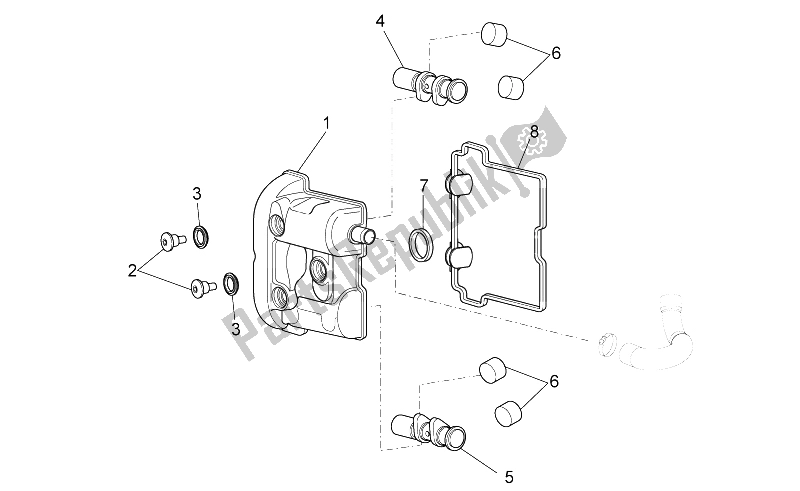 Toutes les pièces pour le Arbre à Cames du Aprilia Scarabeo 125 200 IE Light 2009