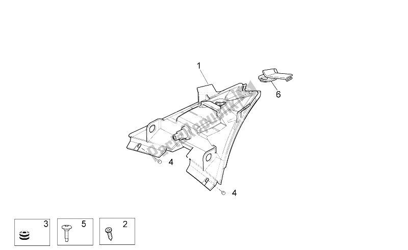 All parts for the Taillight of the Aprilia RSV4 Aprc Factory ABS 1000 2013