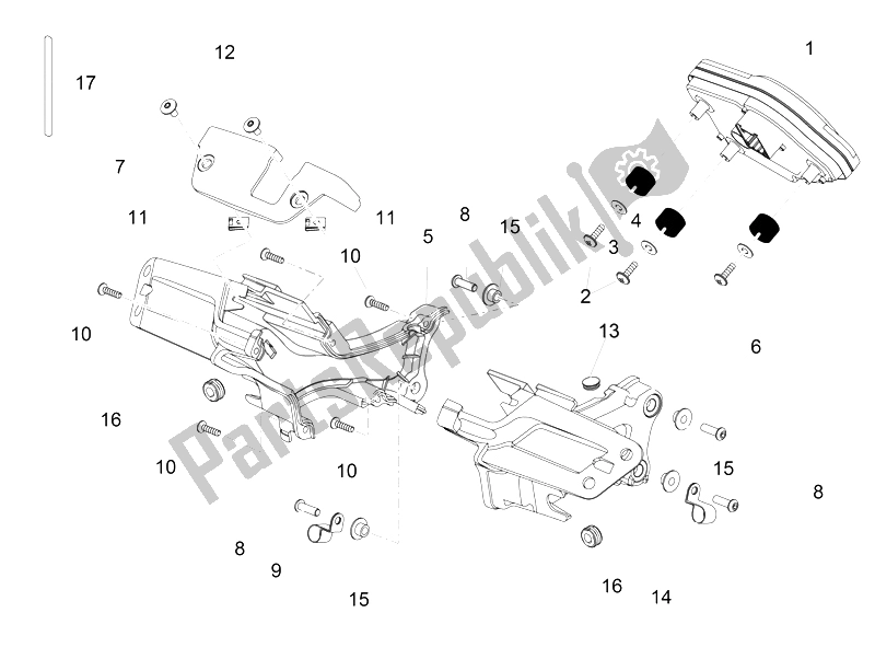 Alle onderdelen voor de Instrumenten van de Aprilia RSV4 Racing Factory L E 1000 2015