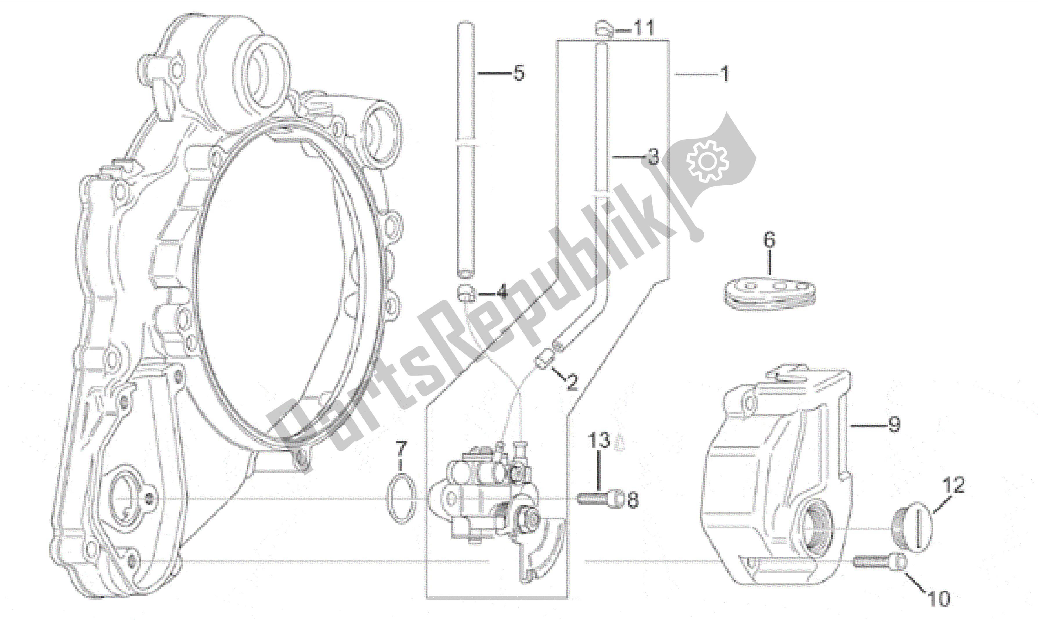 Todas las partes para Bomba De Aceite de Aprilia RX 125 1995 - 1998