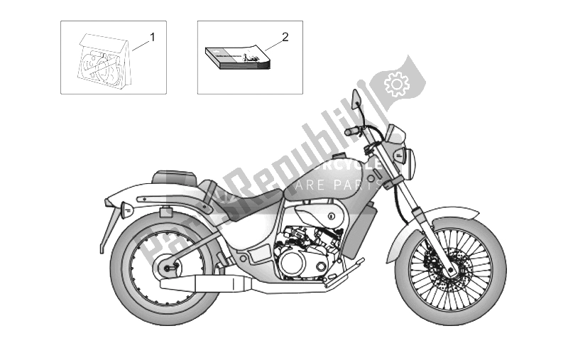 Alle onderdelen voor de Plaat Set van de Aprilia Classic 50 1992