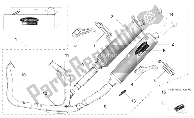 All parts for the Acc. - Performance Parts Ii of the Aprilia RSV Tuono 1000 2006