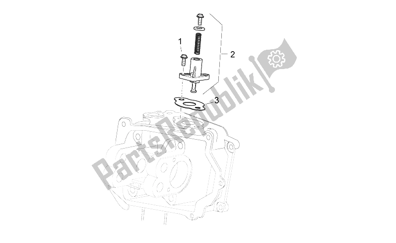 Todas las partes para Tensor De Cadena de Aprilia Atlantic 300 2010