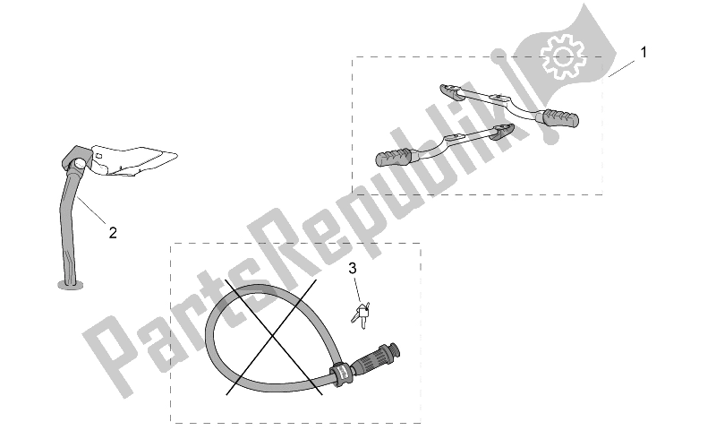 Toutes les pièces pour le Acc. - Divers du Aprilia SR 50 AIR WWW 1997