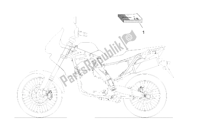 Alle onderdelen voor de Handboek Van De Operator van de Aprilia Pegaso 650 1997