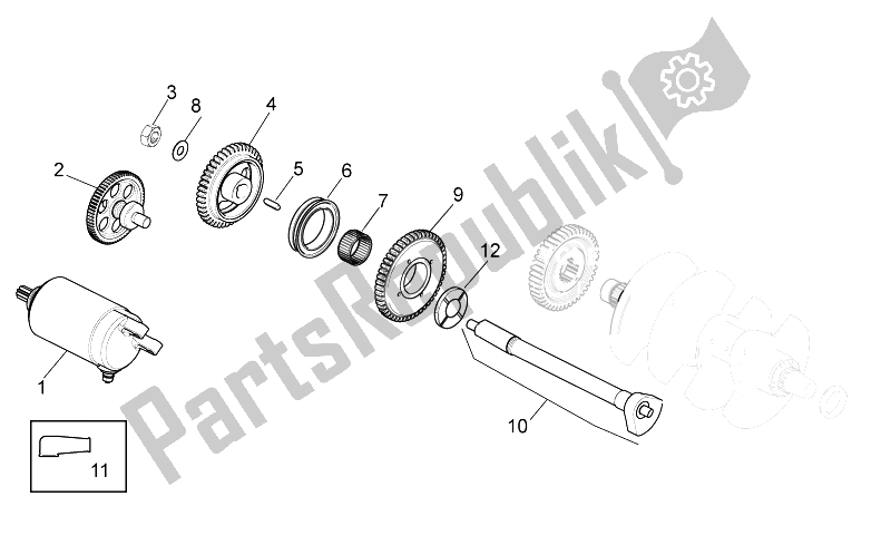 Alle Teile für das Zündeinheit des Aprilia RSV4 Aprc Factory STD SE 1000 2011