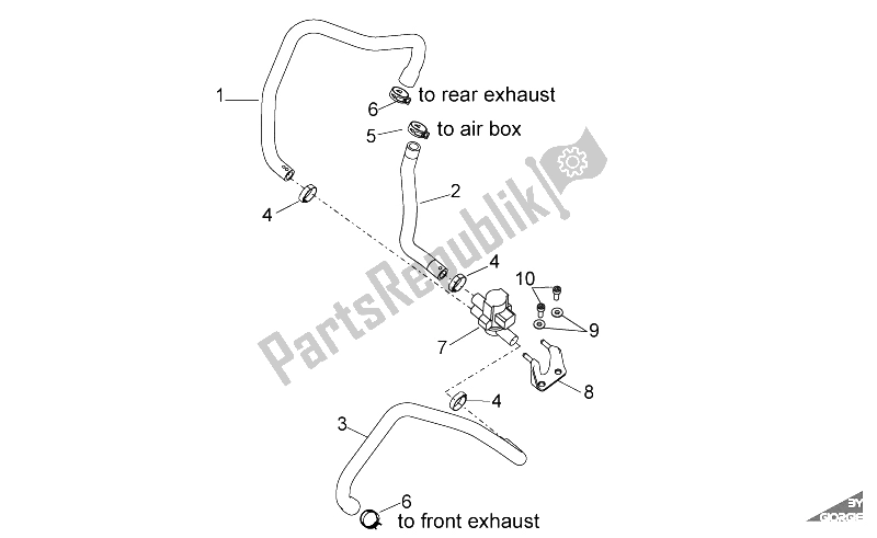 Toutes les pièces pour le Air Secondaire du Aprilia RSV4 R 1000 2009