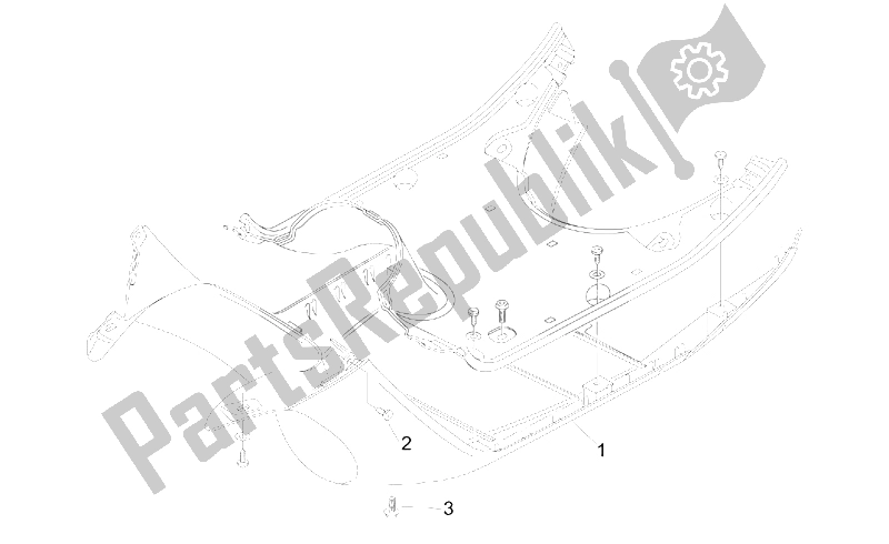 Toutes les pièces pour le Corps Central Iii du Aprilia Amico 50 1996