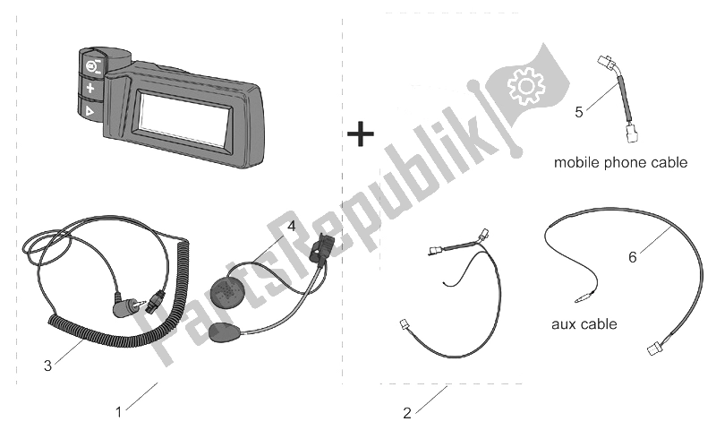 Todas las partes para Acc. - Varios I de Aprilia Scarabeo 500 2003