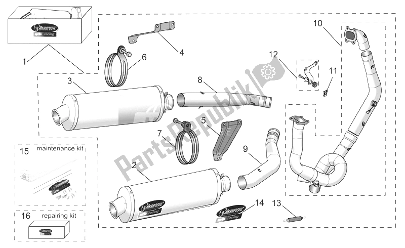 Toutes les pièces pour le Acc. - Pièces De Performance Evo du Aprilia RSV Mille Factory 1000 2004 - 2008