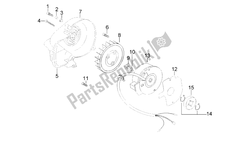 Tutte le parti per il Volano del Aprilia SR Viper 50 AIR Horizontal Cylinder 1994