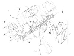 Front glove-box - Knee-guard panel