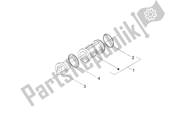 All parts for the Oil Filter of the Aprilia Sport City ONE 50 4T 2V E2 2008