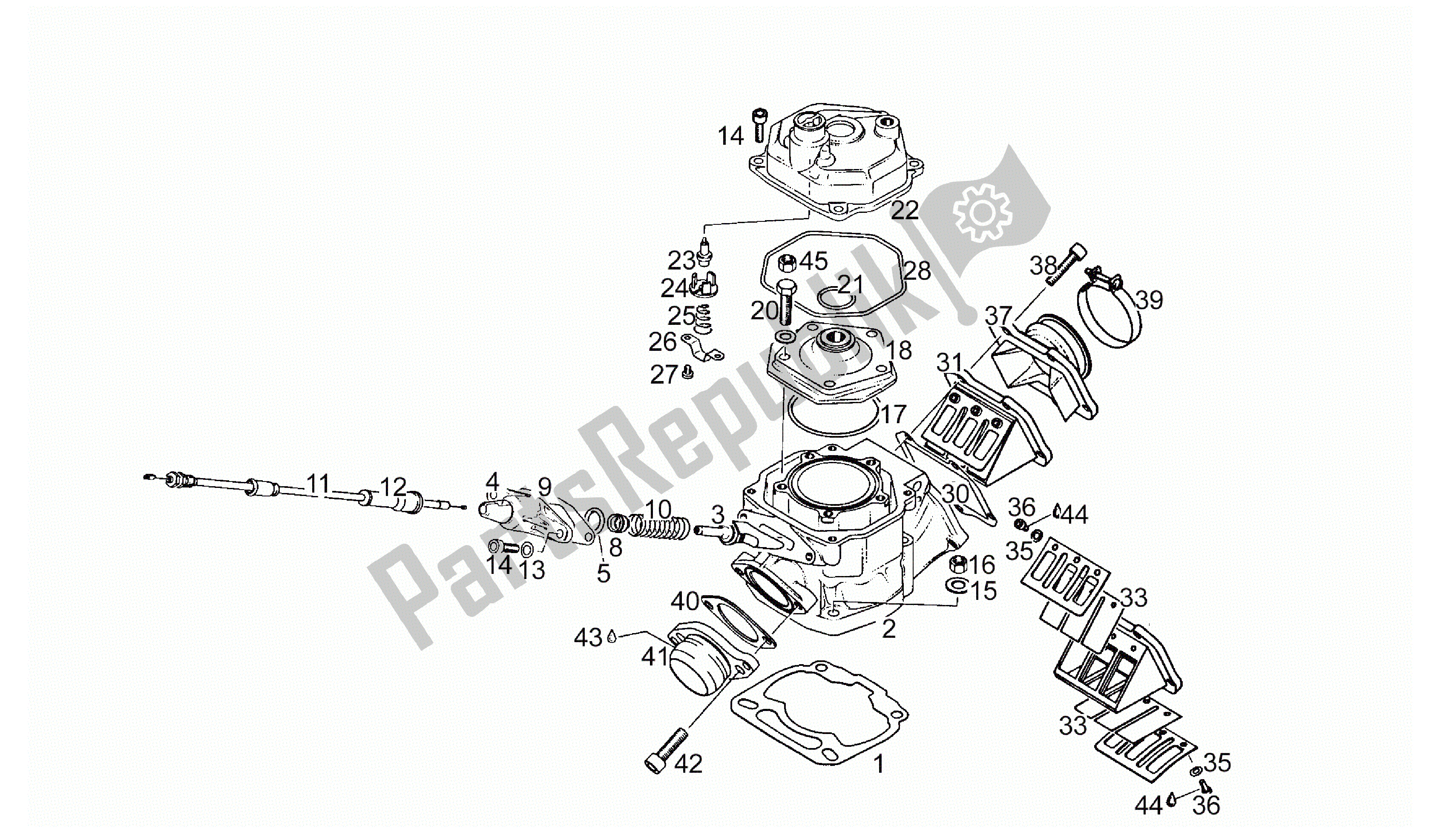 Wszystkie części do Cylinder Aprilia RS 125 1995