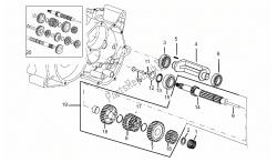 Primary gear shaft