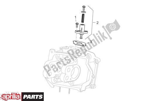 All parts for the Kettingspanner of the Aprilia Atlantic 125-200-250 664 2003 - 2005