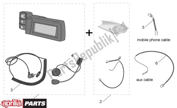 All parts for the Technische Accessoires of the Aprilia Atlantic 125-250 EU3 31 2006